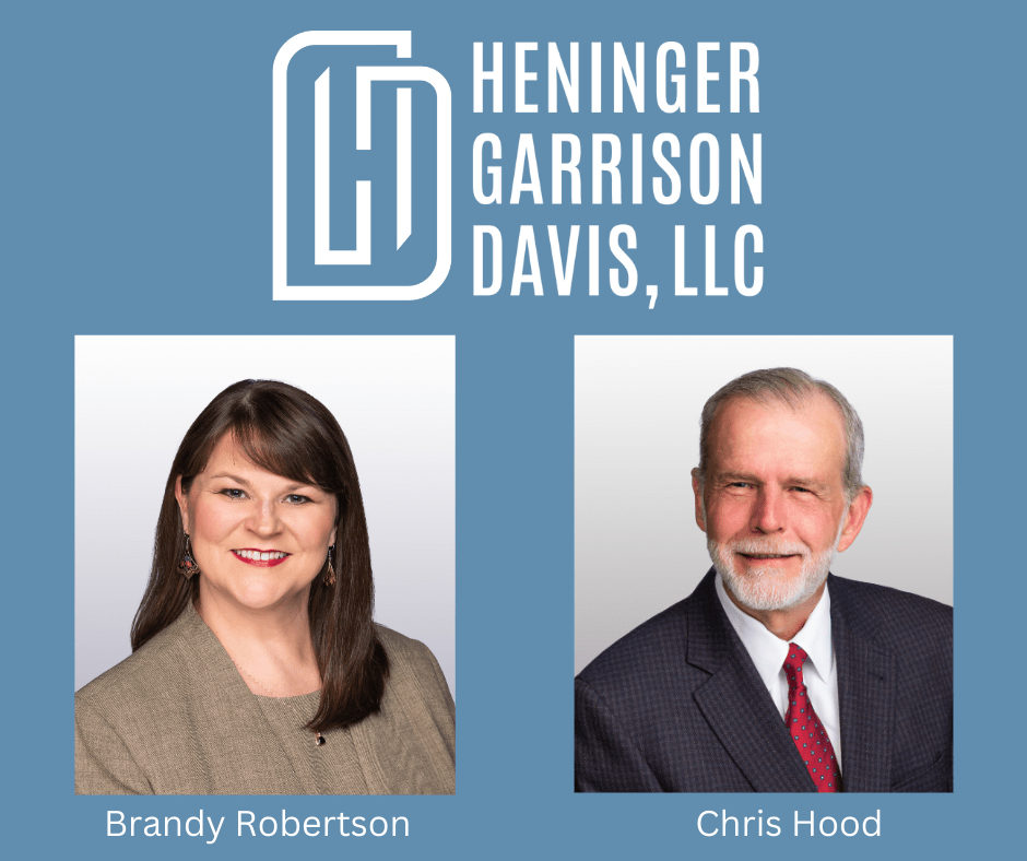 Chris Hood and Brandy Robertson Appointed to the Alabama Lawyer Assistance Program Committee